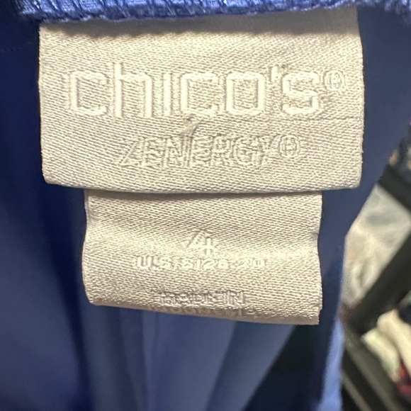 Chico's Zenergy Blue Neema Cargo Jogger Pants UPF Women’s Plus Size 20 - Picture 2 of 3